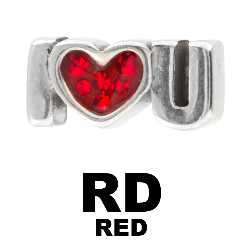 I Love You Crystal Tongue Component Orecchio