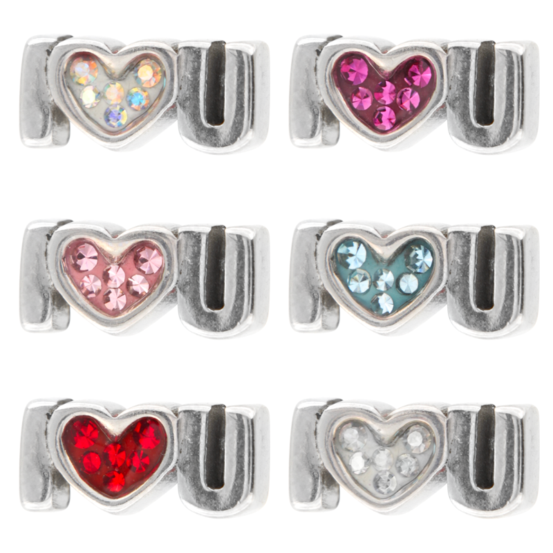 I Love You Crystal Tongue Component Orecchio