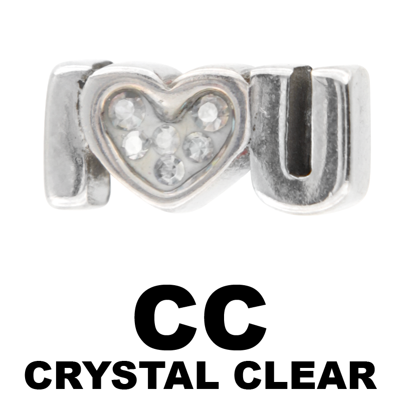 I Love You Crystal Tongue Component Orecchio