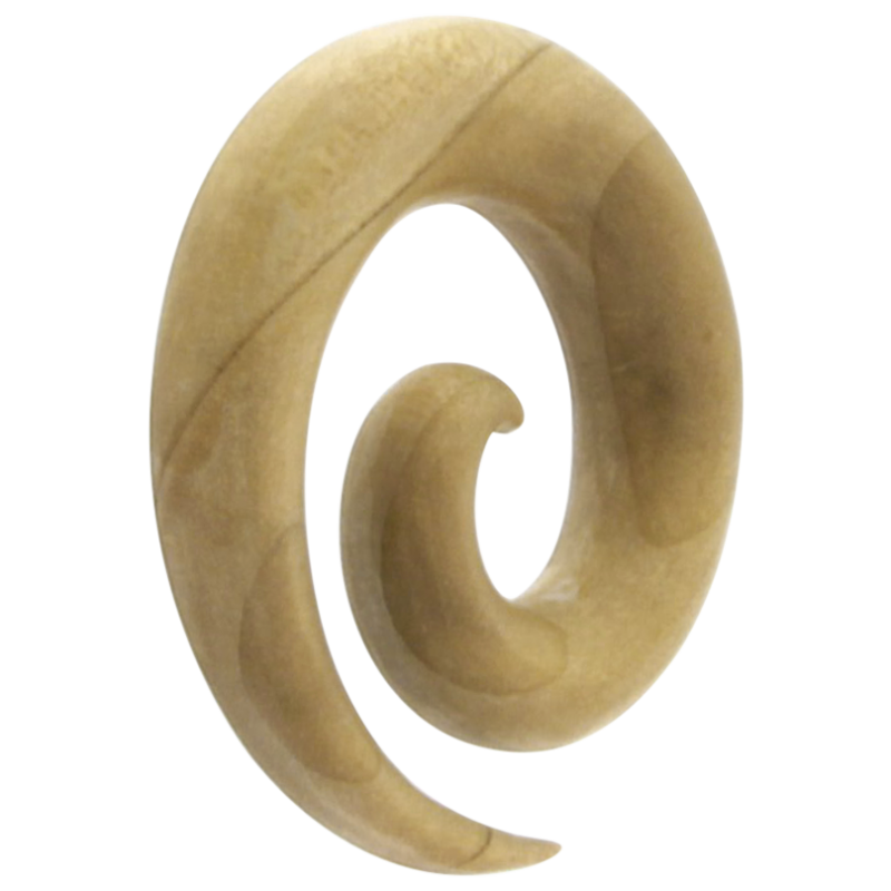 Crocodile Wood Spiral Orecchio