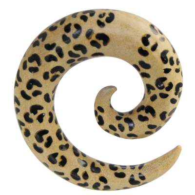 Animal Wood Spiral Orecchio