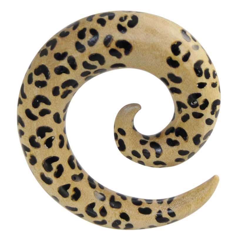 Animal Wood Spiral Orecchio