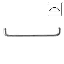Titanium Surface Bar with Balls (flat base)