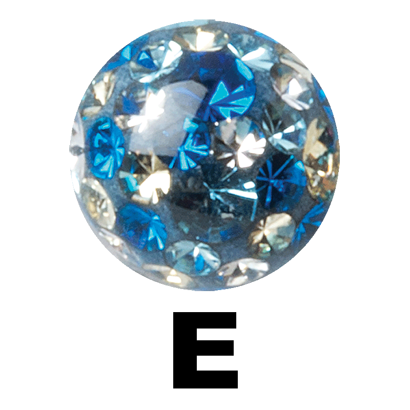 Multi Colours Crystal Ball Sfere e Componenti