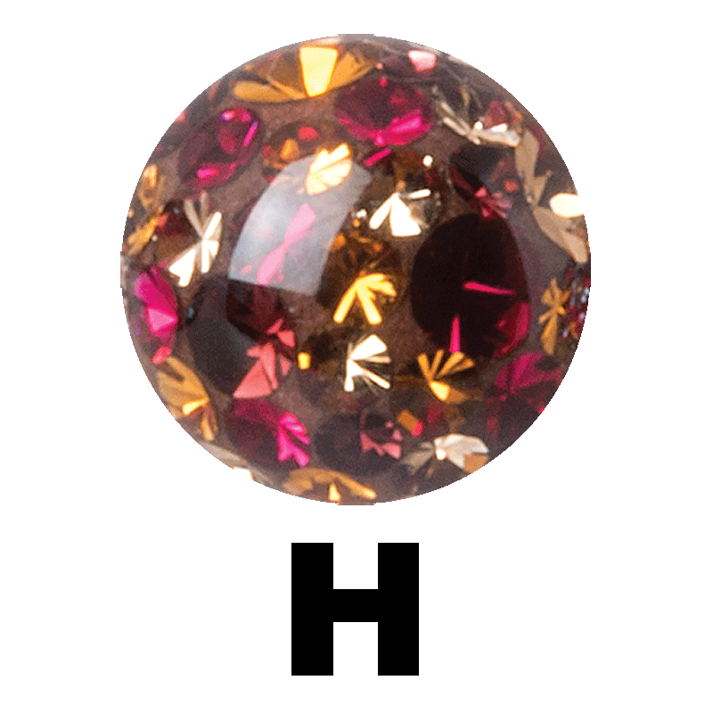 Multi Colours Crystal Ball Sfere e Componenti