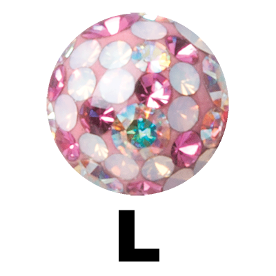 Multi Colours Crystal Ball Sfere e Componenti