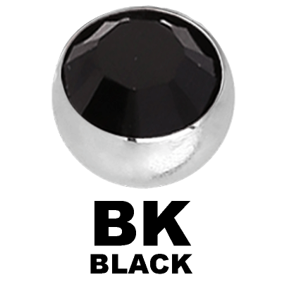 Micro Jewelled Balls with Swarovski Crystal (Big Stone) Balls & Attachments