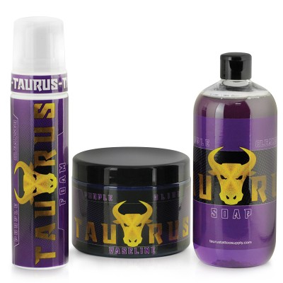 Taurus Kit Purple Foam|Vaseline|Soap Taurus Tattoo Supply