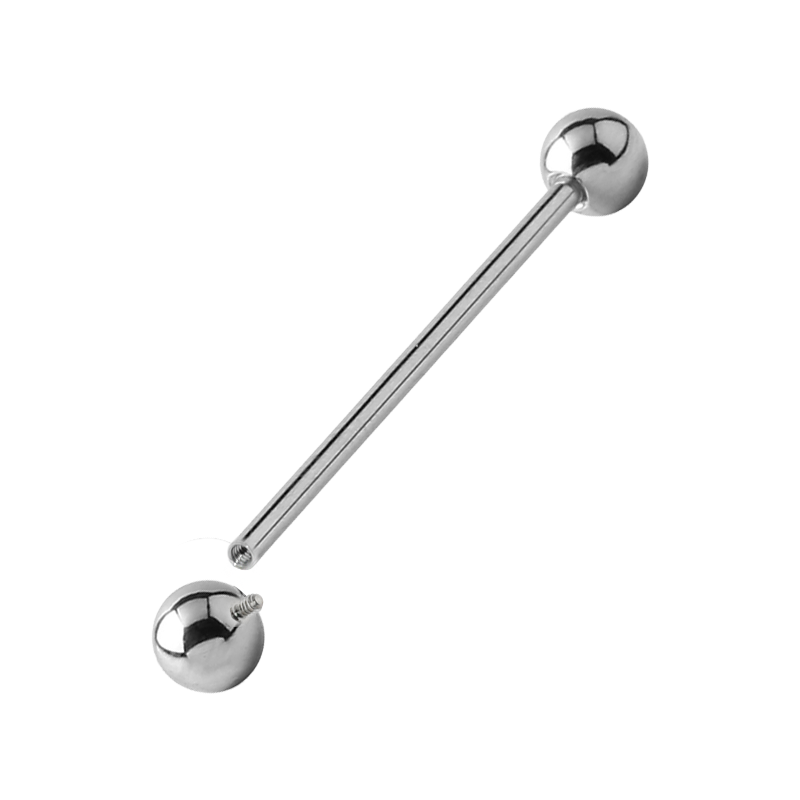 Premium Titanium Micro Barbell with Balls Orecchio