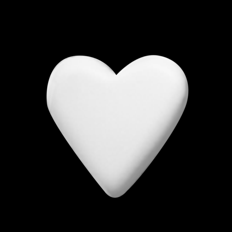 Micro Implant Teflon Jewelry - Heart Micro Implant Teflon Jewelry - Heart